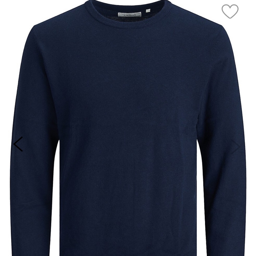 NorthFace men’s crewneck blue sweater long sleeves M